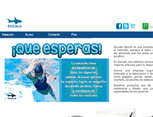Tablet Screenshot of escualo.com.mx